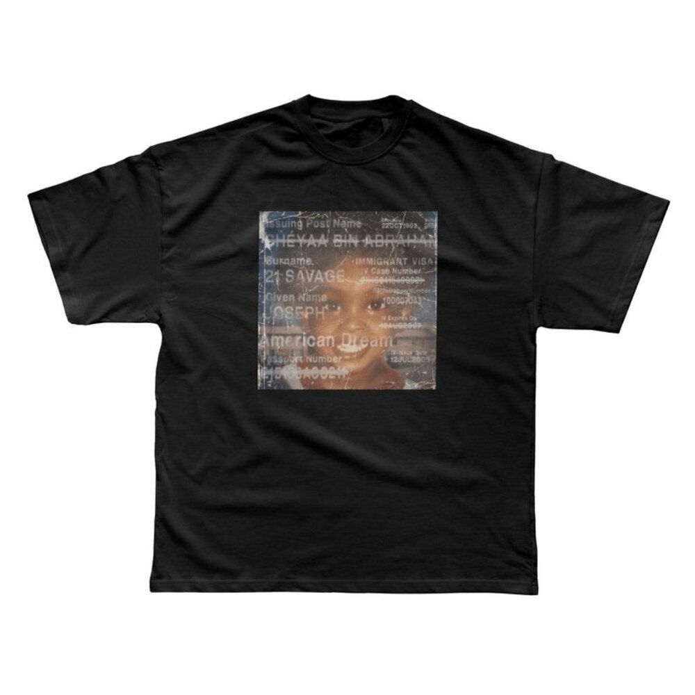 21 Savage American Dream Deluxe Rap Streetwear Graphic T-Shirt